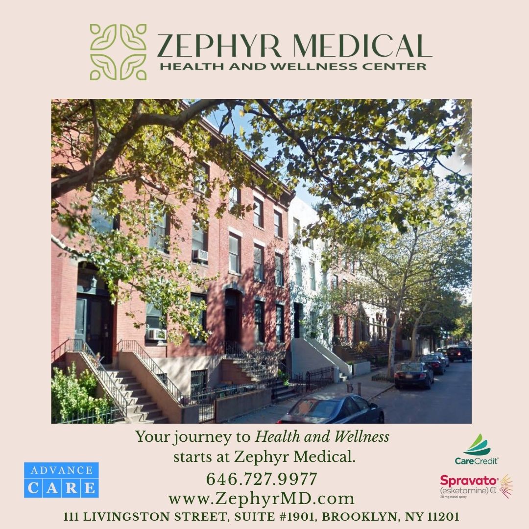 ZephyrMed's tweet photo. Proud to serve our community from the heart of Downtown Brooklyn. At Zephyr Medical, we provide compassionate, innovative mental health care for those facing depression, anxiety, PTSD, and more. #Anxiety #Depression #PTSD #Health https://t.co/urU8crVusi https://t.co/7tjWDhrgyh