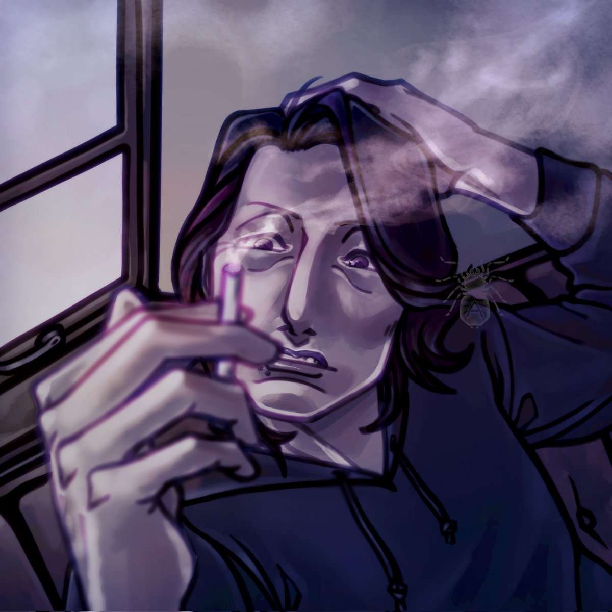 🚬 aksel 🚬
another heu oc! this is aksel, the first i made! and don't tell sterling, but he's my favourite 😌 

#heu #hannibalextendeduniverse