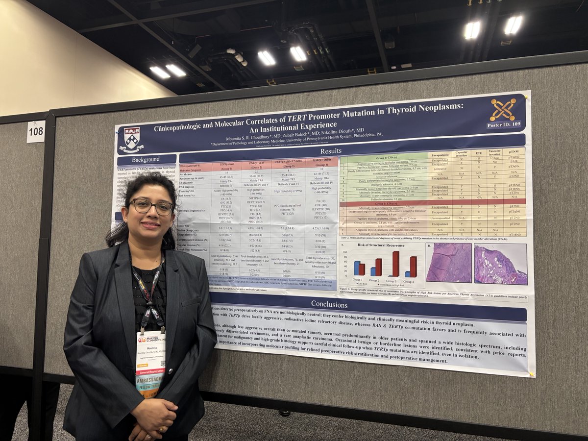 rashmitondon's tweet image. Congratulations to all the trainees and their mentors for their hard work!! #posters ⁦@PennPathLabMed⁩ ⁦@TheUSCAP⁩ #pathology #PathX