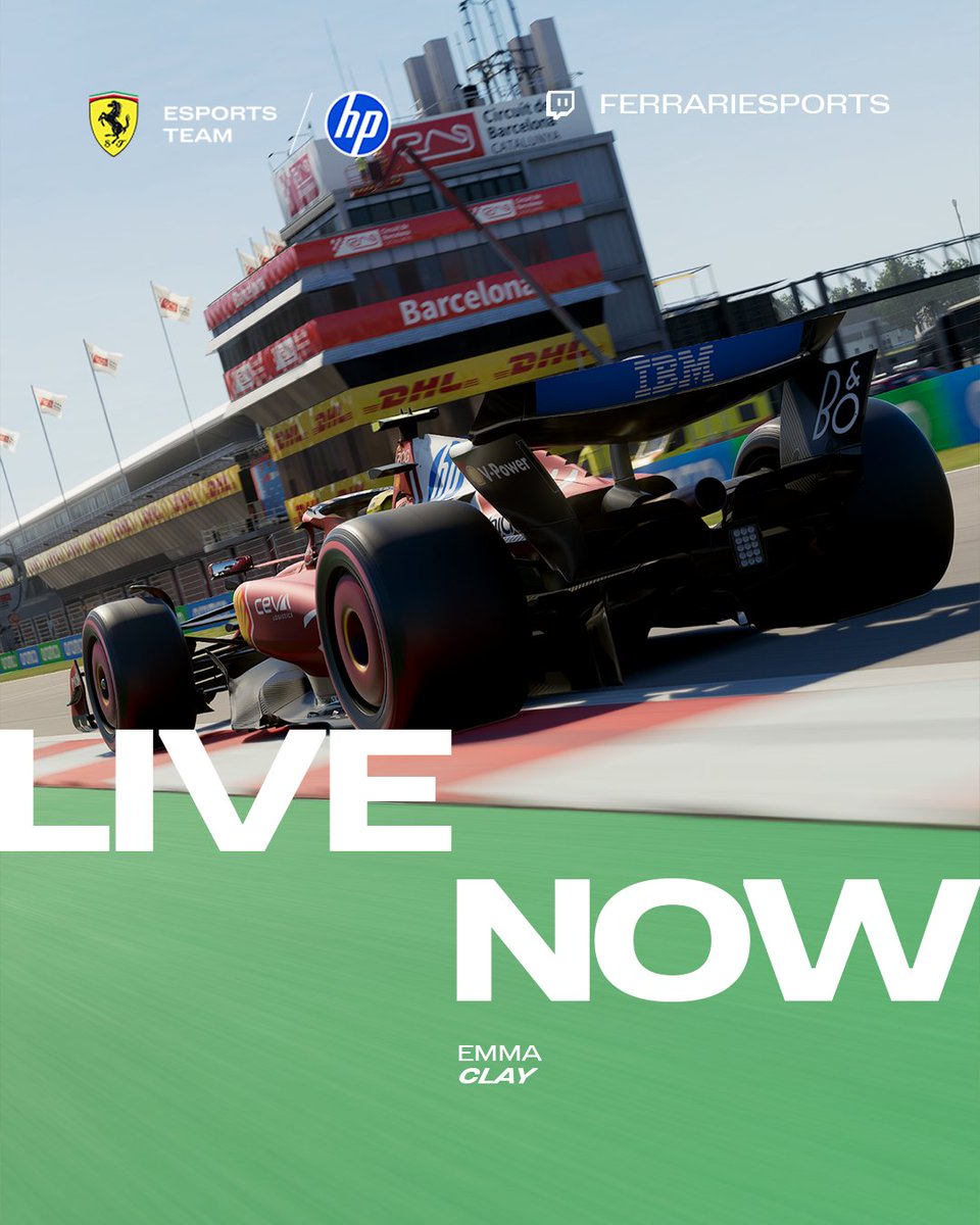 FerrariEsports's tweet image. Open lobbies = our favourite kind of Monday’s 😇

Join Emma in the stream now 👇
📺 twitch.tv/ferrariesports

#FerrariEsports #F125