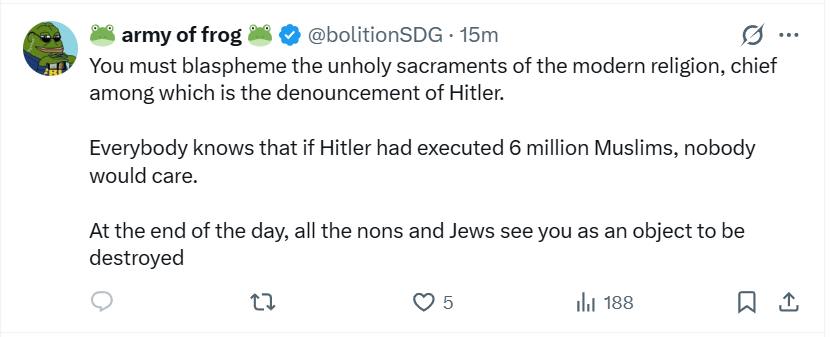 Hitler Hated Christ tweet media