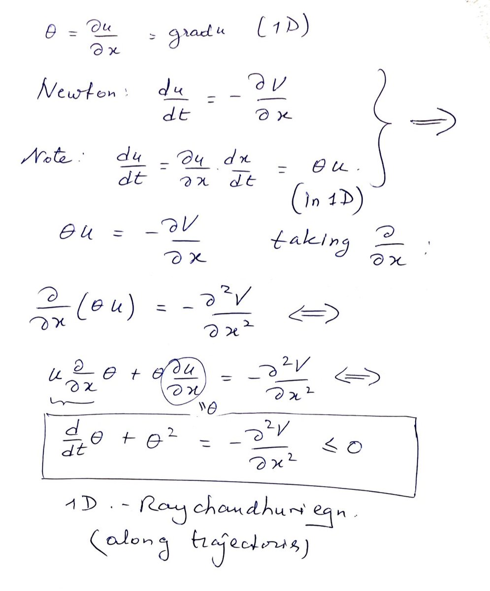 Note that in order to derive the 1+1D Raychaudhuri eqn, a toy model ...