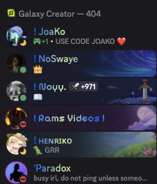 KaliShane's tweet photo. Don't forget to snag the limited-time 'Galaxy Creator' Discord role while it lasts! It's shinyyyy https://t.co/gupV7tSRI5