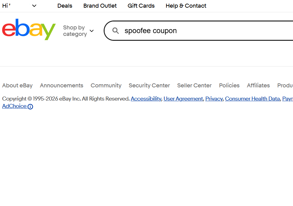 SpoofeeDeals's tweet image. eBay Search Results showing a blank screen

#ebay #ebaydown #ebayfinds #ebayshop #ebayseller