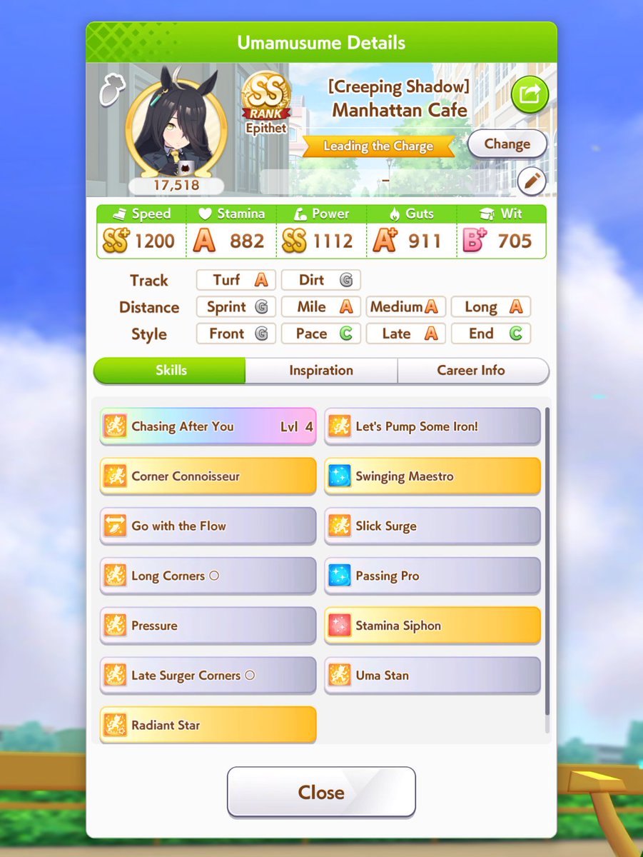 First SS rank 🥰🥰 I'm so glad I got it on cafe...