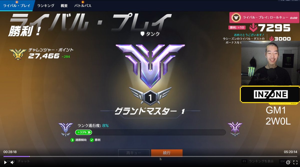 naohiro21YT's tweet photo. 昨日2度目のGM1到達した！
そのうちチャンピョン5は行ける https://t.co/ElIoP7J7v3