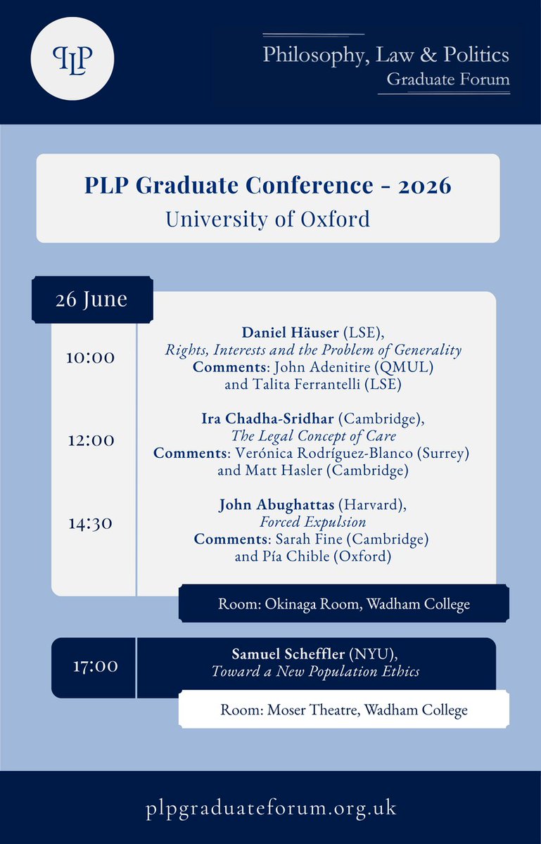 PLP Graduate Forum tweet media