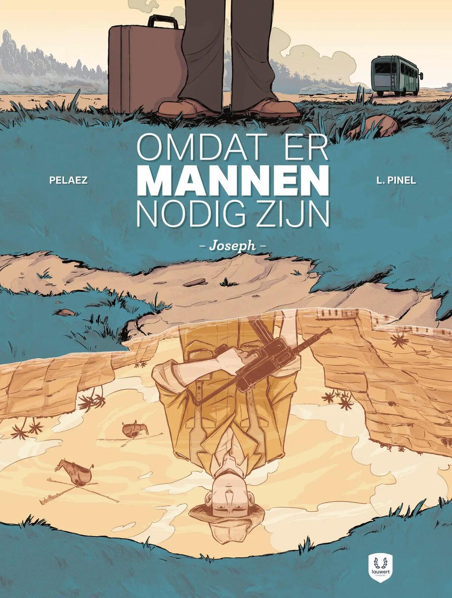 stripland_BENL's tweet photo. Terwijl iedereen hem lafheid en egoïsme aanwrijft, zwijgt #Joseph. Maar achter dat zwijgen schuilen nachtmerries, flarden geweld en een immens schuldgevoel. De waarheid blijkt complexer, donkerder. Omdat er #Mannen Nodig Zijn verschijnt deze week. #Lauwert #Pelaez #VictorLPinel https://t.co/H0pCUNbA5k