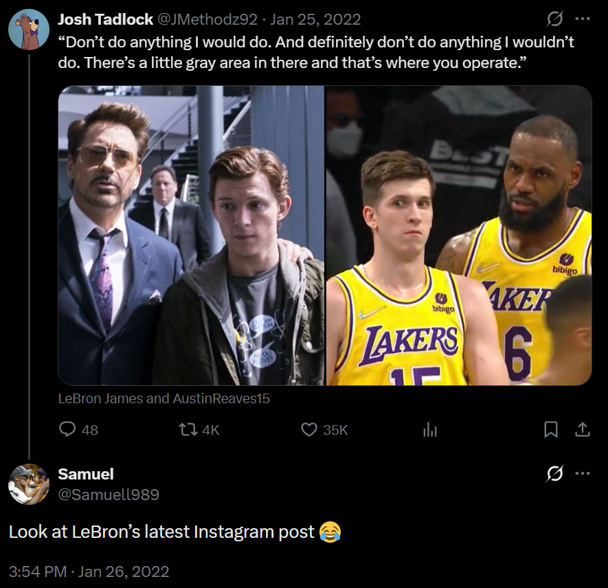 Josh Tadlock tweet media