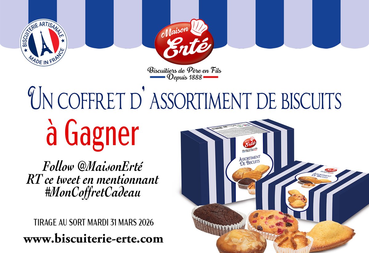 Biscuiterie Erté tweet media