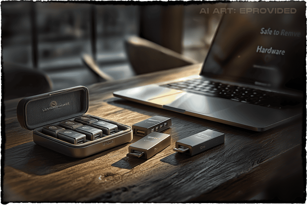 eprovided's tweet image. The USB thumb drive with your client's presentation snapped off in the laptop port.

The connector breaking off doesn't destroy the memory chip. We remove the chip and read it directly. Featured in Popular Mechanics.

#DataRecovery #USBRecovery #FlashDrive