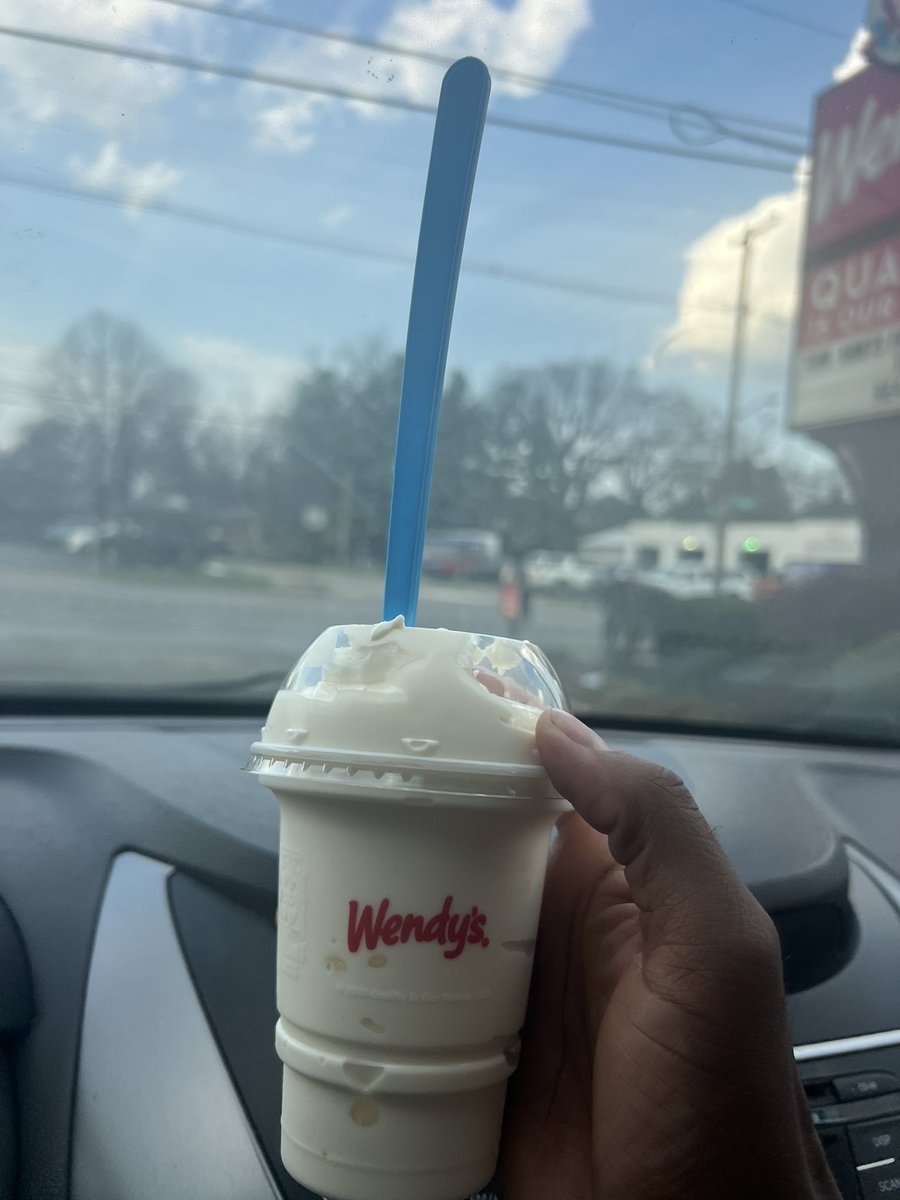 Does anyone know the genius behind <a href="/Wendys/">Wendy’s</a> frosty spoon?   I’ll tell you.  You can feed your kid in the back seat with it 💯 #UserExperience #frosty