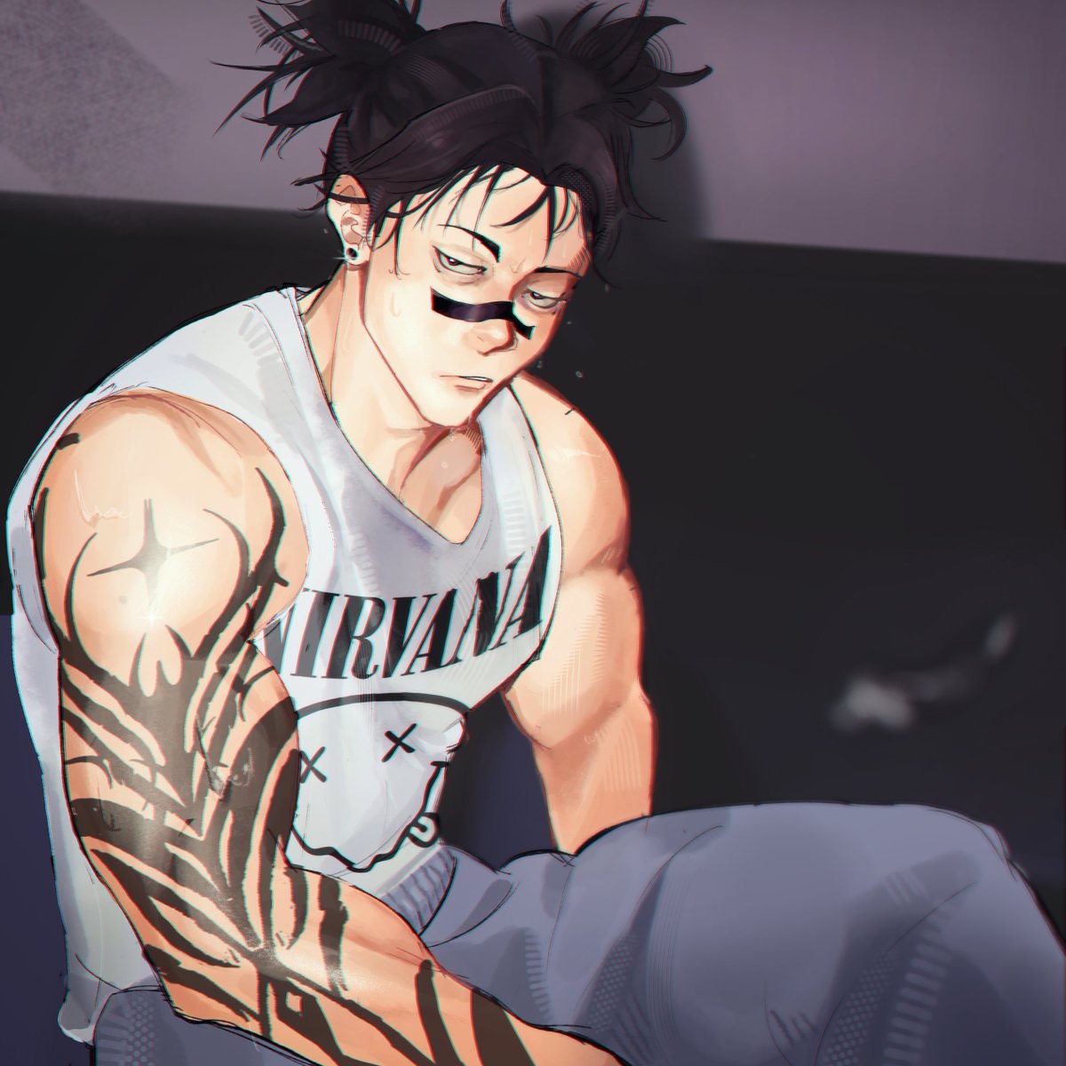 I decided to do only this sketch of Choso c: