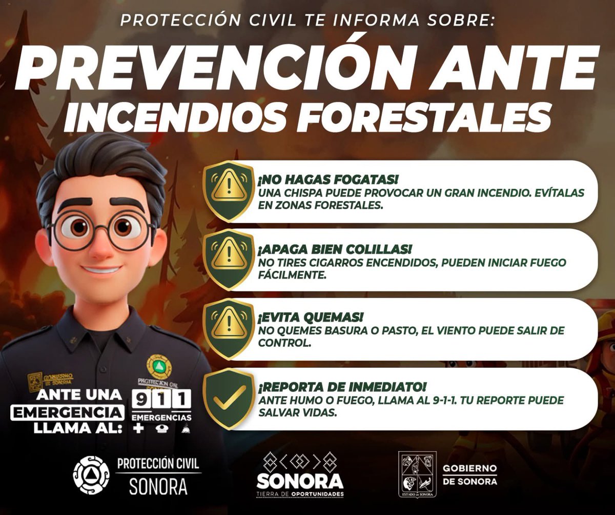 Protección Civil Sonora tweet media