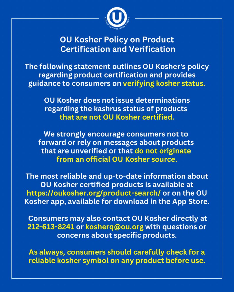 OU Kosher tweet media