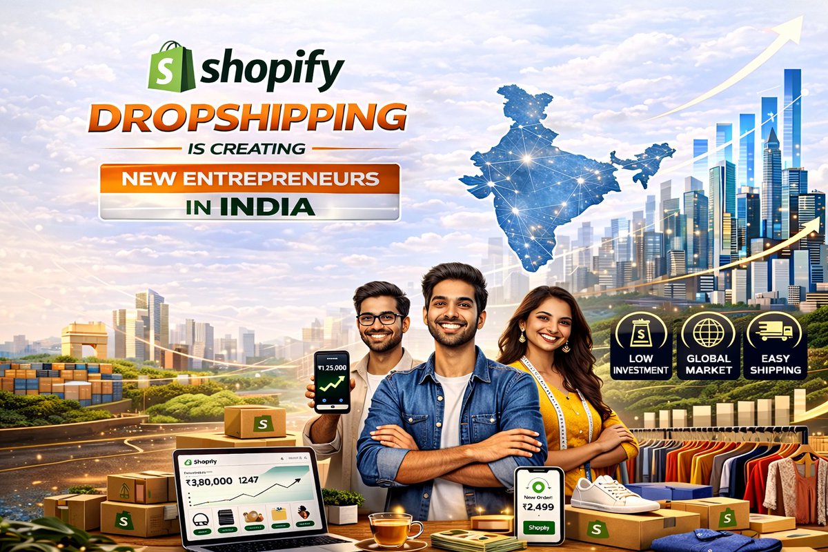 solfryous's tweet photo. India’s new entrepreneurs aren’t opening shops…

They’re launching Shopify stores 💻💰
https://t.co/WeyOrVNtfZ

No inventory. No big investment. Just smart work.

The game has changed 🚀 https://t.co/N25un7rTEj
