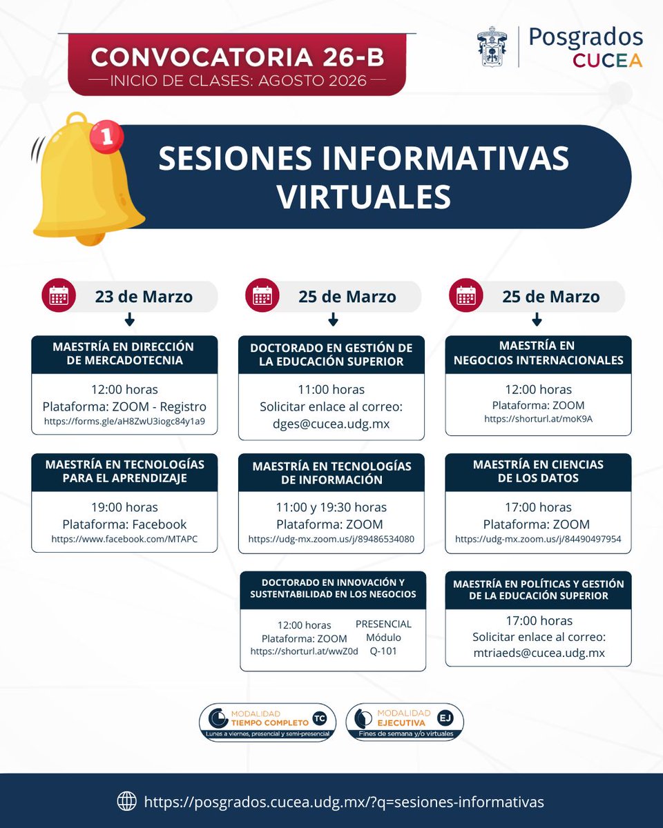 Posgrados CUCEA tweet media