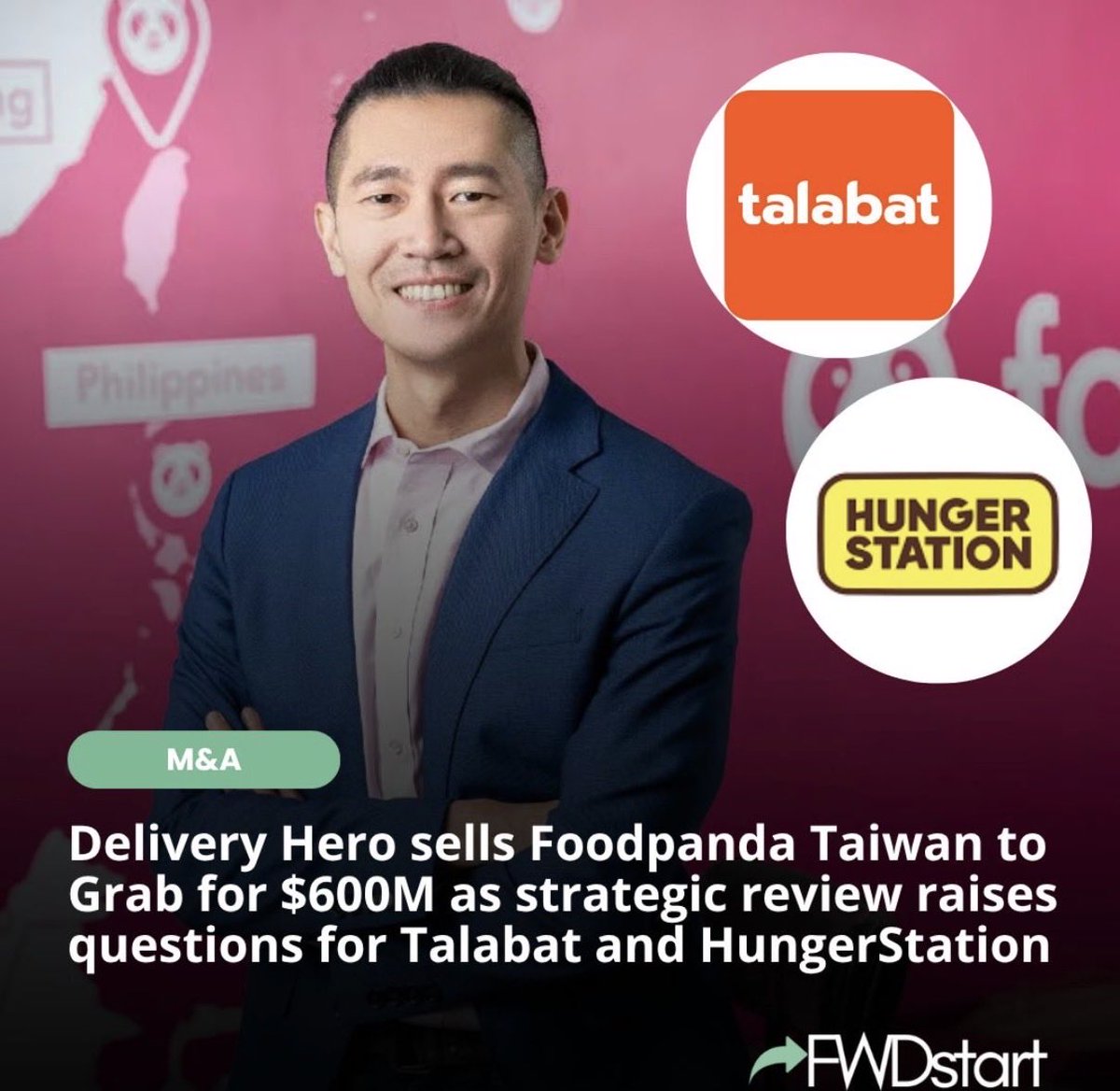 azaidi_'s tweet photo. 🚨
شركة Delivery hero تبيع أحد شركاتها foodpanda تايوان إلى شركة Grab السنغافورية مقابل 600 مليون دولار كاش

دليفري هيرو قالت إنها أول خطوة ضمن مراجعة استراتيجية أوسع والمراجعة هذي مدعومة من بنك JPMorgan
والسيولة راح تروح بعد لسداد جزء من الديون.

وهنا النقطة اللي تهمنا بالمنطقة:

إذا هذي فعلا بداية مراجعة على مستوى المجموعة،
هل الموضوع بيوقف عند تايوان فقط أو ممكن لاحقا يوصل إلى شركات مثل طلبات وهنقرستيشن؟

خصوصا أن الشرق الأوسط كان من أهم وأربح مناطقهم لسنوات.

يعني الخبر مو تايوان فقط.
الخبر: هل Delivery Hero بدأت ترتب محفظتها عالميا من جديد؟