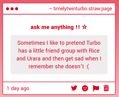 TIMELY TWIN TURBO !! ☆ tweet media