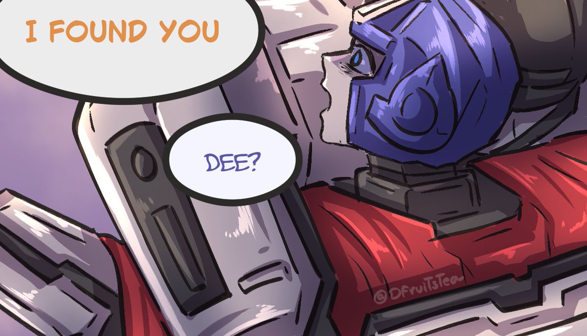 DFruitstea's tweet image. [AU] spoiler?!  #megop #tfone