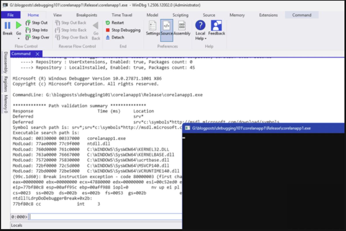 bytecodevm's tweet photo. A beginner-friendly guide to debugging Windows programs using WinDbg and WinDbgX. It explains debugger basics, breakpoints, symbols, memory inspection, and execution control—key skills for reverse engineering and vulnerability research.
https://t.co/VbLrpTFJJu https://t.co/W7HknFi2Po