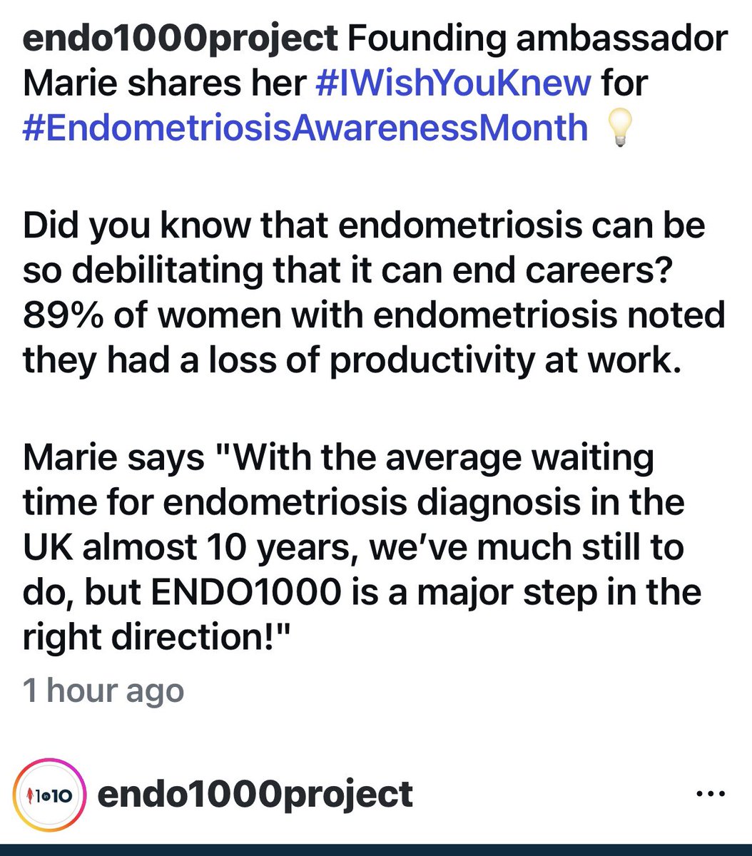 MarieMacklin's tweet photo. WOMEN’S HEALTH
Endometriosis’ @ENDO1000project #TalkEndo 📣
Proud to be the founding ambassador.
The great team are raising £1M to support research into endometriosis where 1000 women will be taking part in the research.
This month support us women.
#IWishYouKnew
#Endometriosis #Women #Health 🎗️