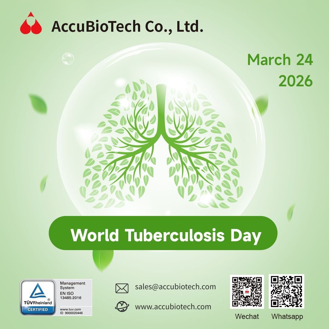 accubiotech's tweet photo. On #WorldTBDay2026, we stand united in the fight against tuberculosis. Early detection saves lives, and AccuBioTech is here with innovative tools like our Accu-Tell® TB Cassette to help make this a reality. Together, let's end TB! 

#EndTB #PublicHealth #TBPrevention https://t.co/LPSS5xAWw3