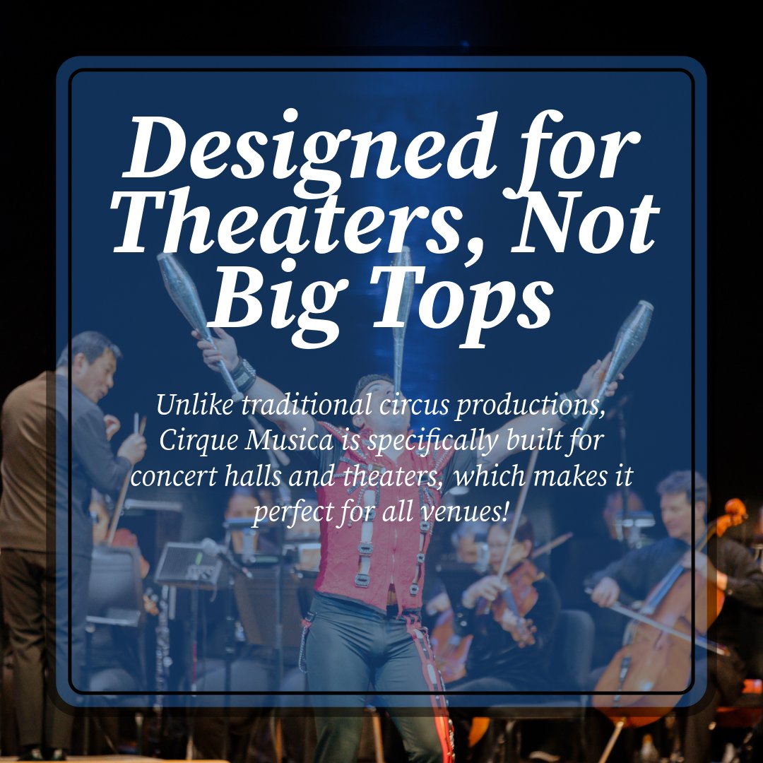 CirqueMusica's tweet image. Fun Fact: Cirque Musica is where music, movement, and pure magic collide, bringing you a show that’s as thrilling to hear as it is to see.
Stay tuned for more behind-the-scenes moments and surprises… 🎶

#cirquemusica #cirque #LiveEntertainment #LiveShow  #funfacts