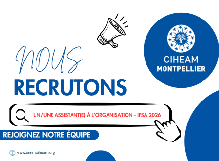 CIHEAMIAMM's tweet image. Nous recrutons ♨️ Assistant·e à l’organisation de la 16ème Conférence de l’International Farming Systems Association - IFSA 2026
CDD de 4 mois à plein-temps à partir d’avril 2026

Détails
iamm.ciheam.org/fr/agendas/app…

#job #emploi #logistique #conference #montpellier #evenementiel