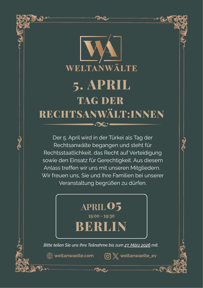 Weltanwälte e.V. tweet media