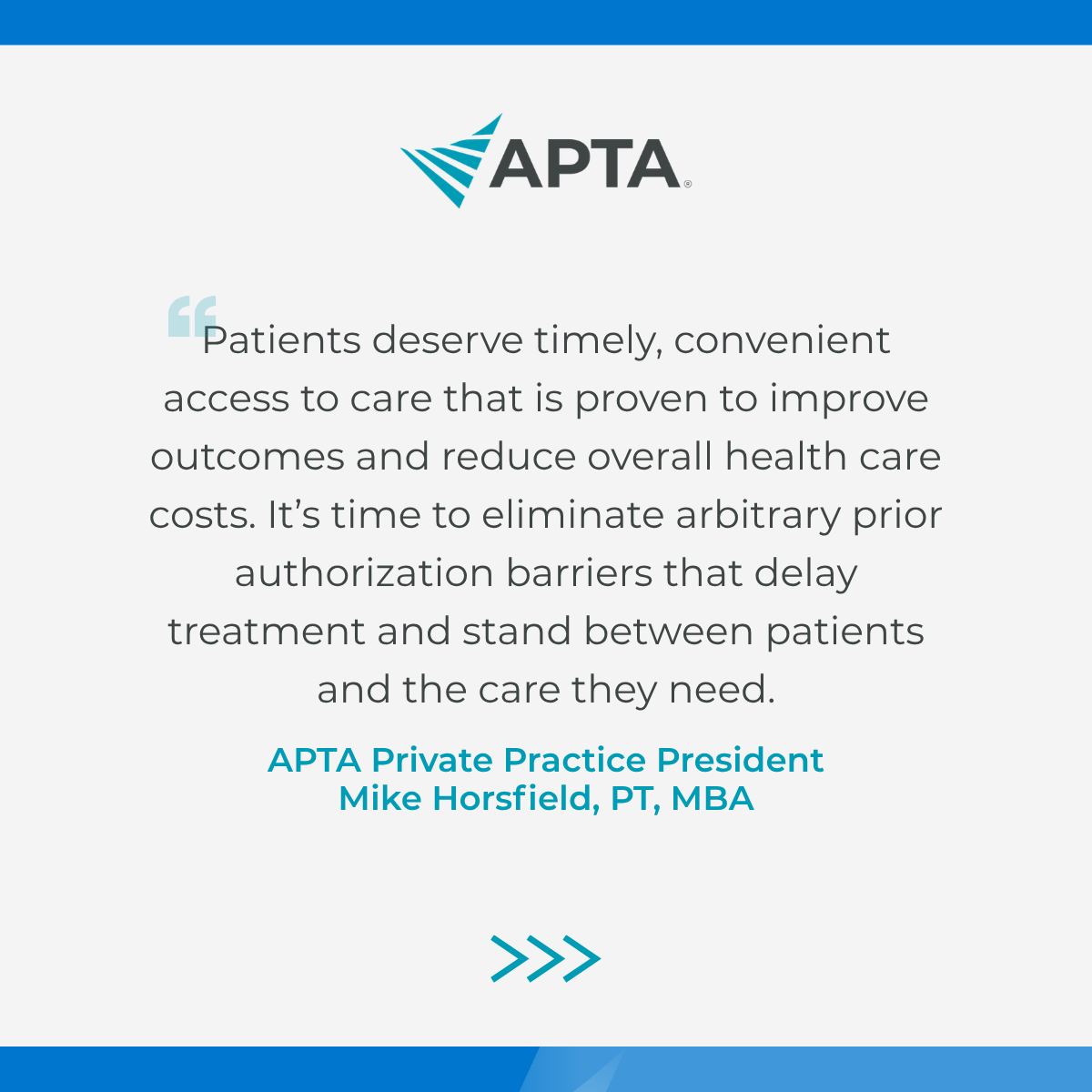 American Physical Therapy Association (APTA) tweet media