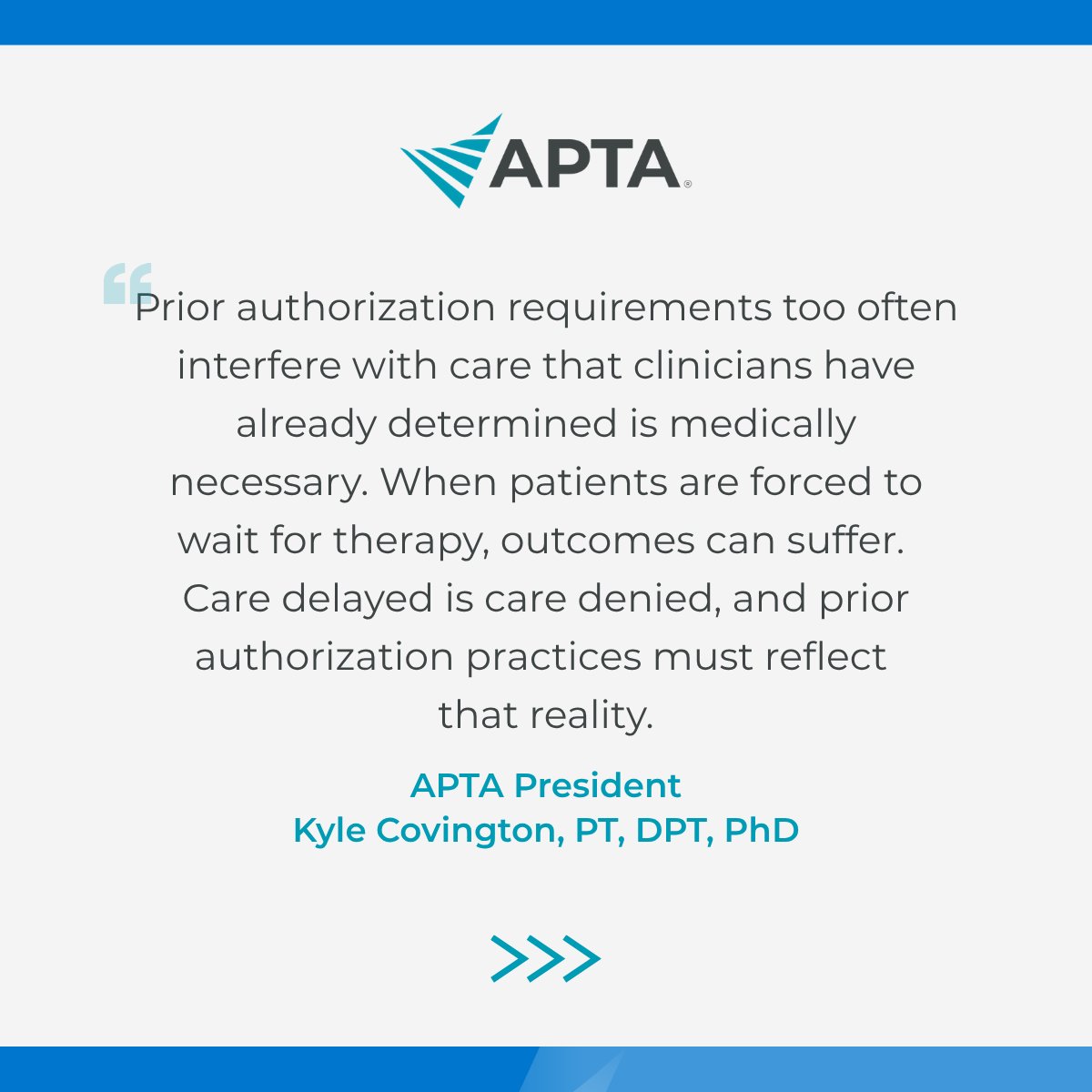 American Physical Therapy Association (APTA) tweet media