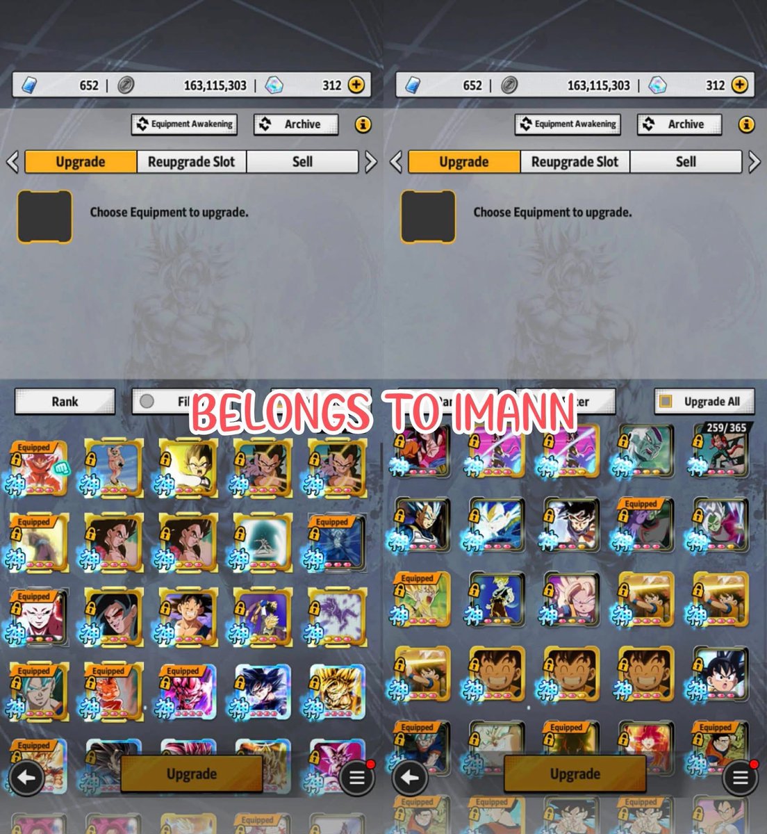 acemmservices's tweet photo. Selling my dragon ball legends account. Super stacked and ready to let go for a good price. 
✅ ONLY linked to BANDAI  (💯% Safe) 
✅ 17 SUMMONABLE ULTRAS
✅ Has All META UNITS
✅ Hundreds of GODLY EQUIPMENTS
✅ There are various STRONG TEAMS
✅ Ready to compete in PvP https://t.co/03Q59g5w9D