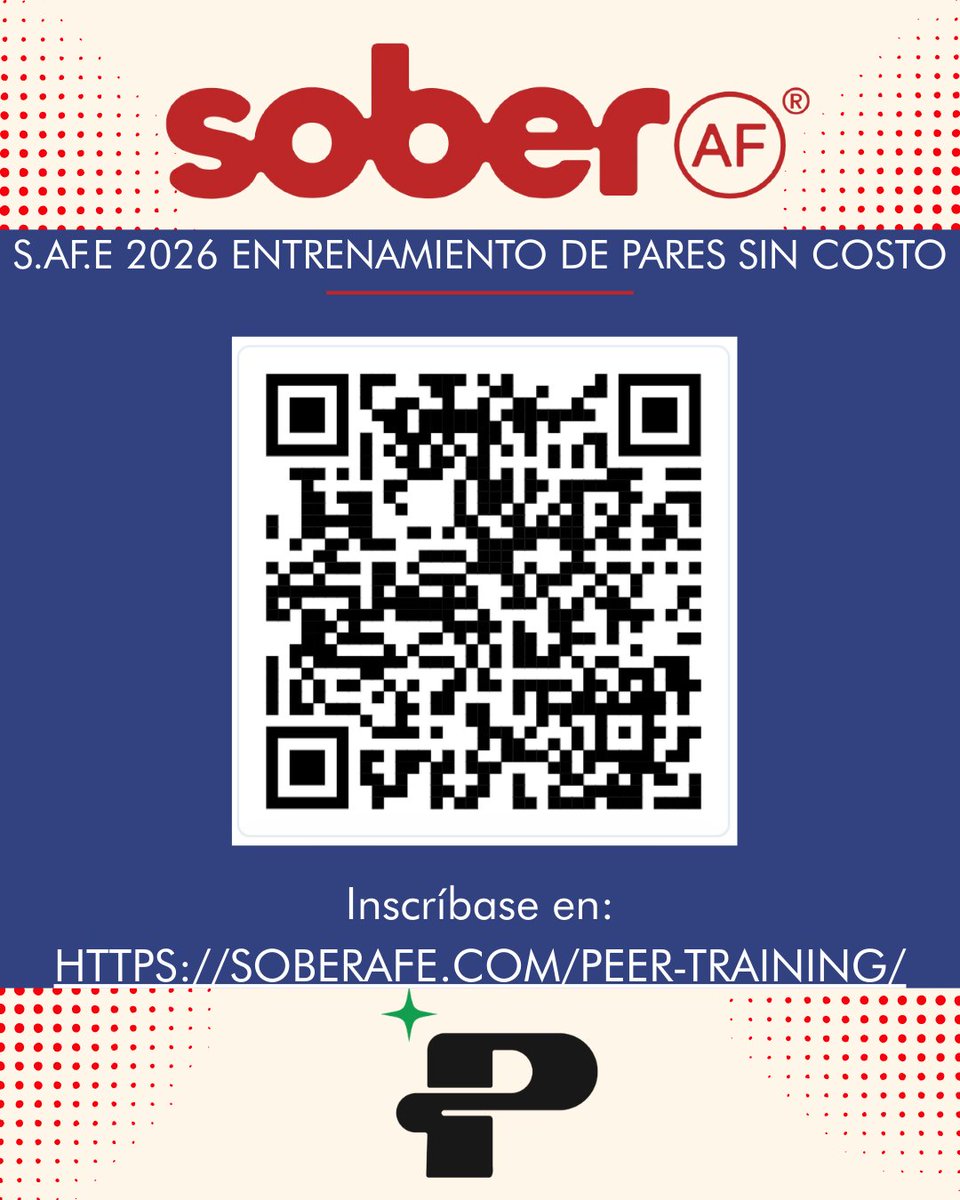 Únete a nosotros para el Entrenamiento de Pares S.A.F.E. 2026! Este programa es totalmente gratuito y está diseñado para residentes, estudiantes, empleados y voluntarios mayores de 18 años que quieran fortalecer su comunidad.
​🗓 Fechas: Martes y Jueves (5 de mayo – 11 de junio)!