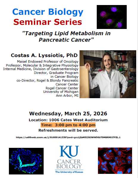 KUMC Department of Cancer Biology tweet media