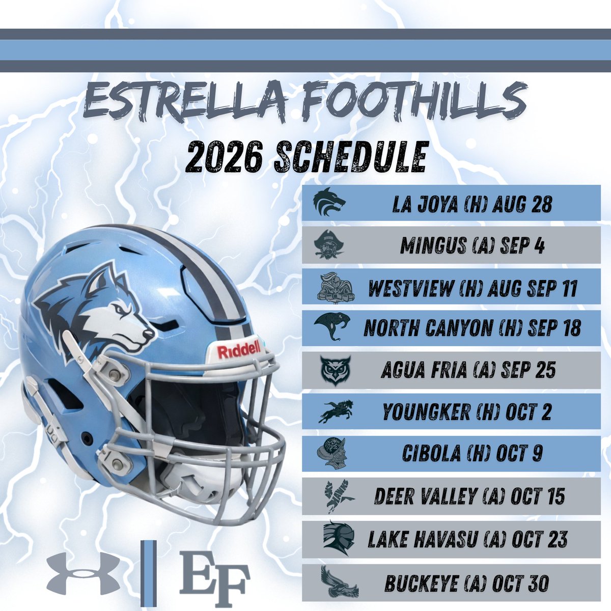 Estrella Foothills Football tweet media