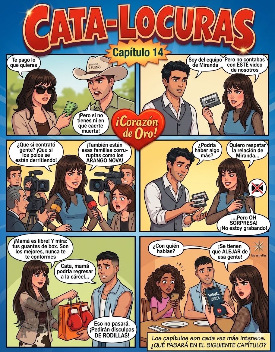 difusiongala_dr's tweet image. CATA-LOCURAS ✨
Cap 14 &amp;amp; 15

Catalina lo está dando TODO… risa, nervio, intriga y momentos que nos dejan sin respirar 🔥

Y por fin es lunes día de verla en acción, de sufrir, reír y quedarnos con ganas de más…
¿Qué creen que pasará hoy? 

 #Catalina #CorazónDeOro #galamontes