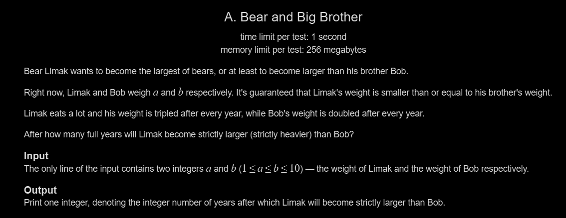 Siddhesh_2110's tweet photo. Day 111 ๐
โ
LeetCode POTD
โ
GeeksforGeeks POTD
โ
Codeforces Practice (2 Problems)
Solved CF Problems:
โข Elephant โ Greedy (take max steps of 5)
โข Bear and Big Brother โ Simulation
#Day111 #LeetCode #GeeksforGeeks #Codeforces #DSA #Greedy #Consistency #ProblemSolving https://t.co/lTdxkVDK9U