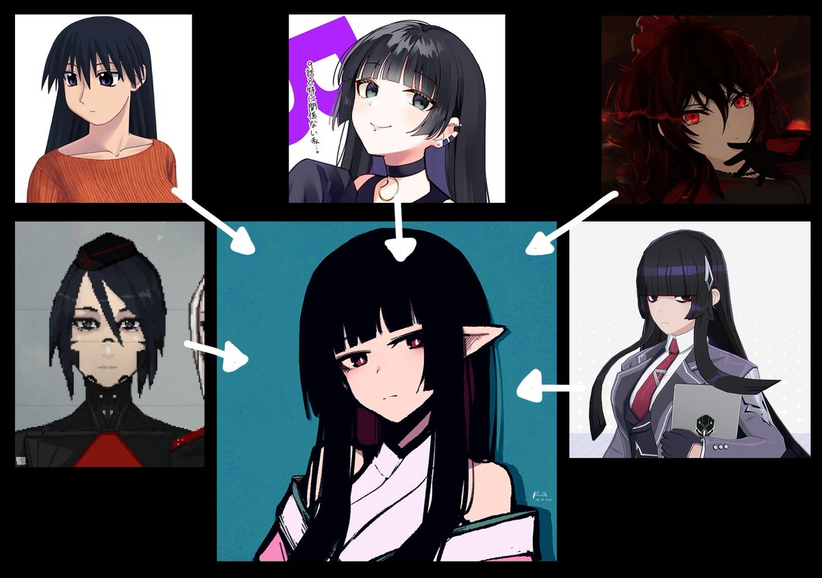 biggestkally's tweet photo. my taste in women may or may not bleed through into my OCs... it's hard to tell with some of them, but Seika's infuences are pretty easy to pinpoint https://t.co/bslhvKaj7f