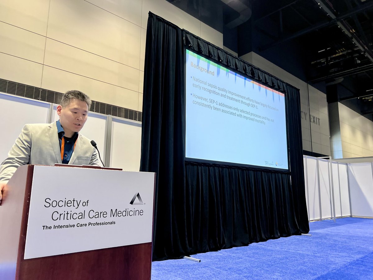 traumamd1's tweet photo. Excellent researches today at #SCCM2026 STAR ⭐️ research presentation ⁦@SCCMPresident⁩  ⁦@SCCM_Research⁩  ⁦@SCCM_Surgery⁩  ⁦@SCCM_Pediatrics⁩  ⁦@SCCM_CPP⁩ https://t.co/3wfakM6bSP
