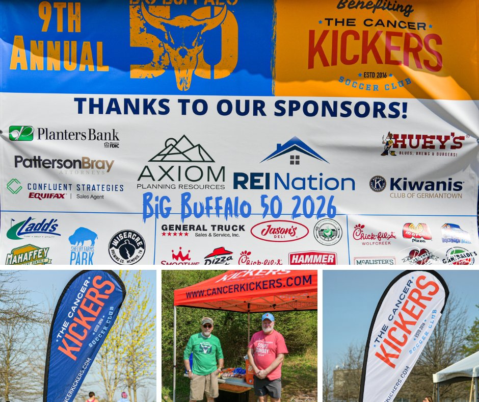 Thanks to all the sponsors, volunteers, staff, &amp; runners that benefit <a href="/cancerkickerssc/">Cancer Kickers</a> Shout out to @s2fevents Photos now LIVE - bit.ly/BigBuffalo50-2…
#BigBuffalo50 #Memphis #running #runningmotivation #runningcommunity #runnersofinstagram #50mile #50K