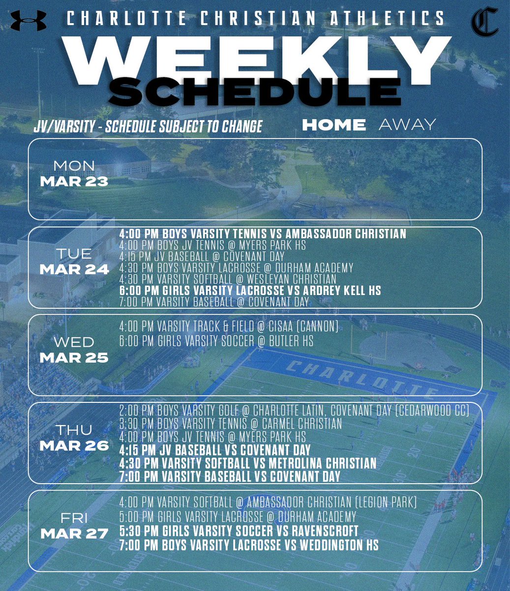 Charlotte Christian Athletics tweet media