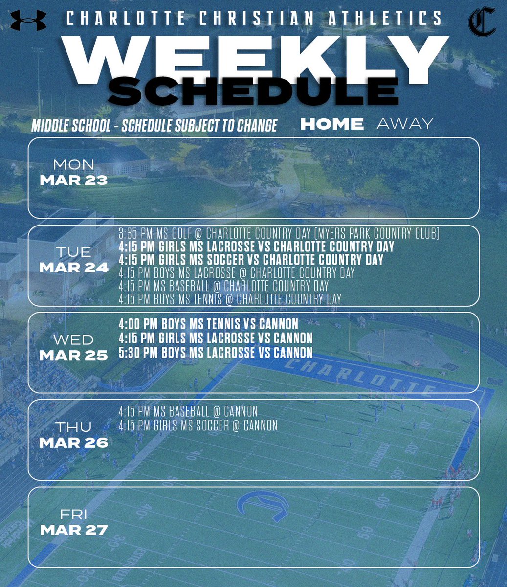 Charlotte Christian Athletics tweet media