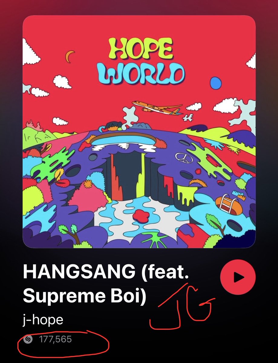 Jeneen7651's tweet photo. Streaming &amp; Shazaming!! 🎧🐿️❤️
#jhope #HANGSANG #HopeWorld https://t.co/uLnhKQVRrg