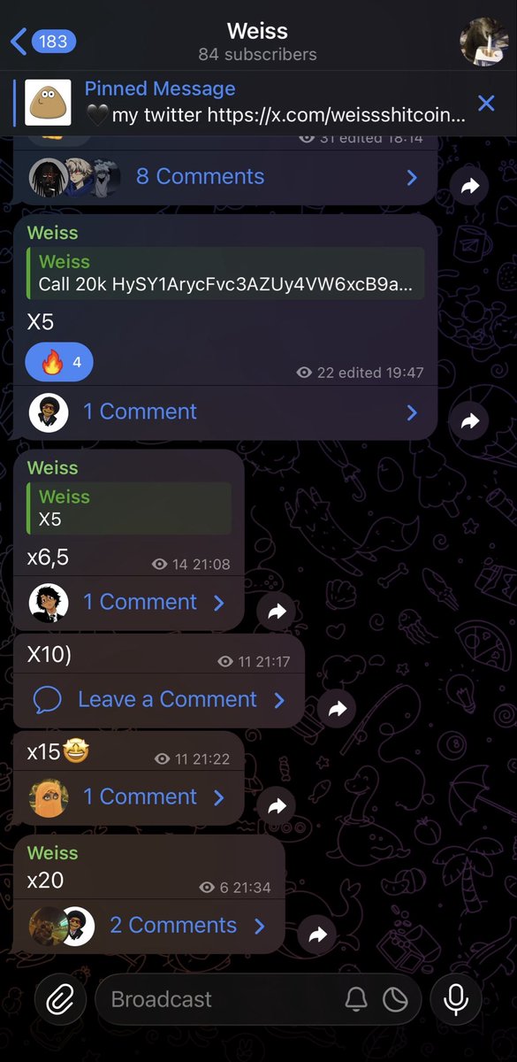WeissShitcoin's tweet image. There was already a call in the channel at 20x, and there was a correction from which it was possible to take 40x. But it's still nice to have the first call today and 20x.↗️
#sol #call