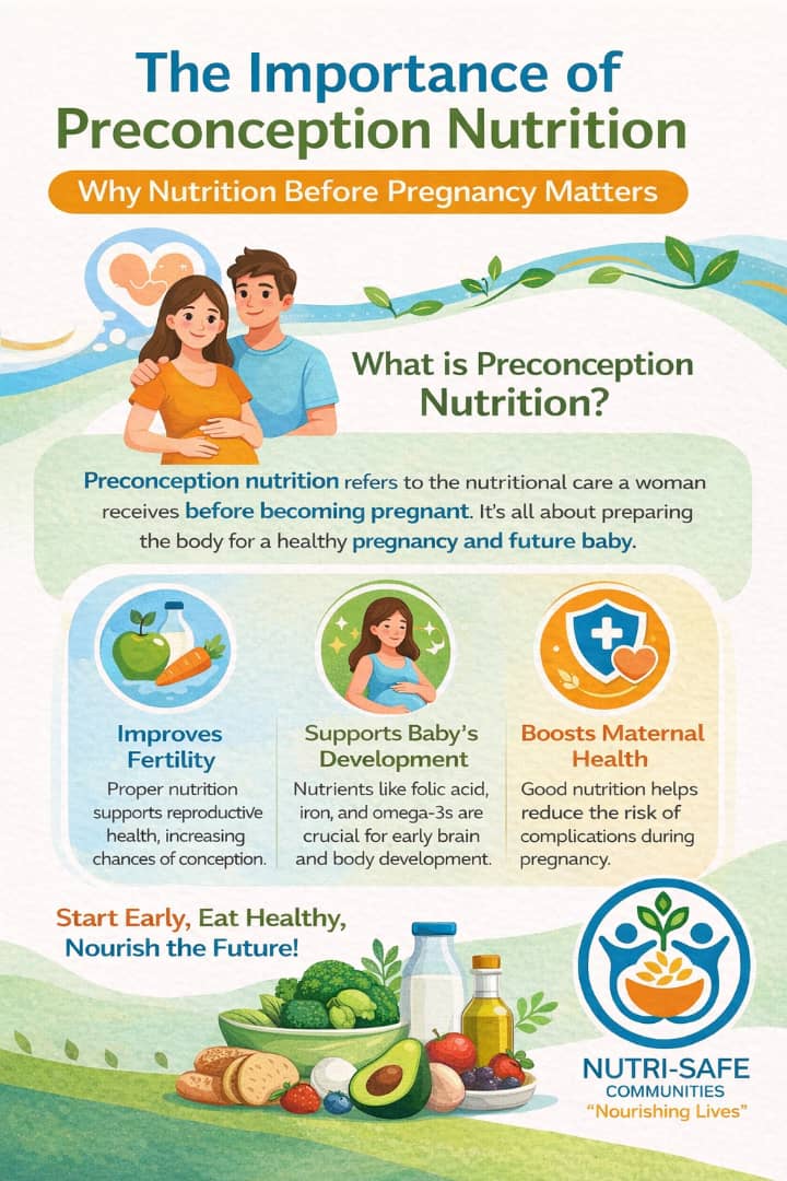 Nutrisafe_org's tweet photo. The best gift you can give your future baby begins with your plate today. 🍎🥑

Choose nutrition, choose health, choose a better future.

 # Healthy bodies, healthy babies 
 # Nutri-safe community https://t.co/y5uQ1Z1wf3