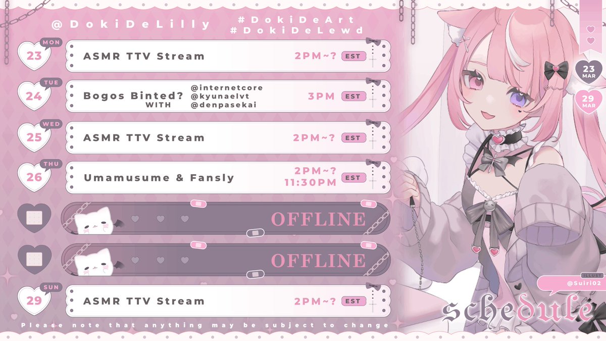 🐾 DokiDeLilly 👑 Demon Princess Vtuber~!! ⛓️ tweet media