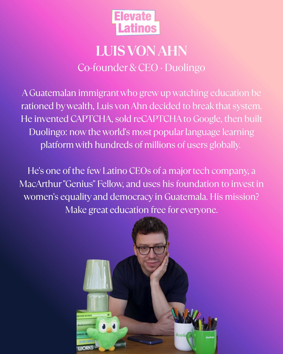 ElevateLatinos's tweet image. Influential Latino Leaders to Follow PT.1 #Latinos #LeadershipMatters #whotofollow #elevatelatinos