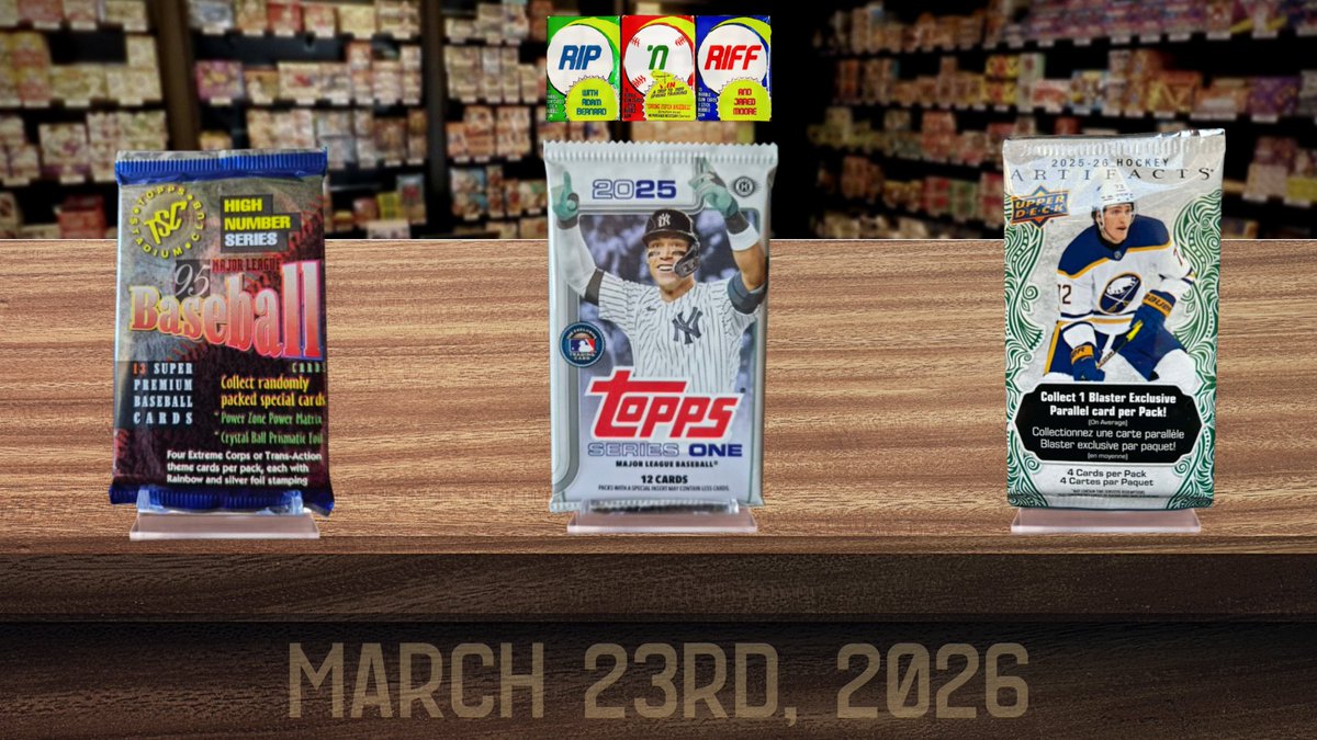 MLB Opening Week + Yankees 2026 Outlook, and some NHL Pacific Division thoughts along ⚾🏒 pack rips with <a href="/PuckingThoughts/">Adam Bernard</a> &amp; <a href="/MrJaredMoore/">Jared Moore</a> on today’s RnR!

📺 Watch Here: youtu.be/8l49Dc67cos