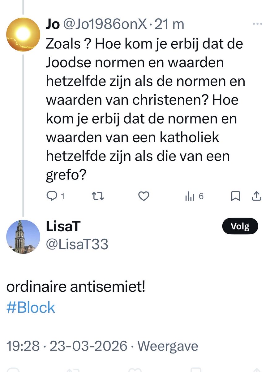 Huh ?? Mensen gooien tegenwoordig wel heel gemakkelijk de term antisemiet op tafel.